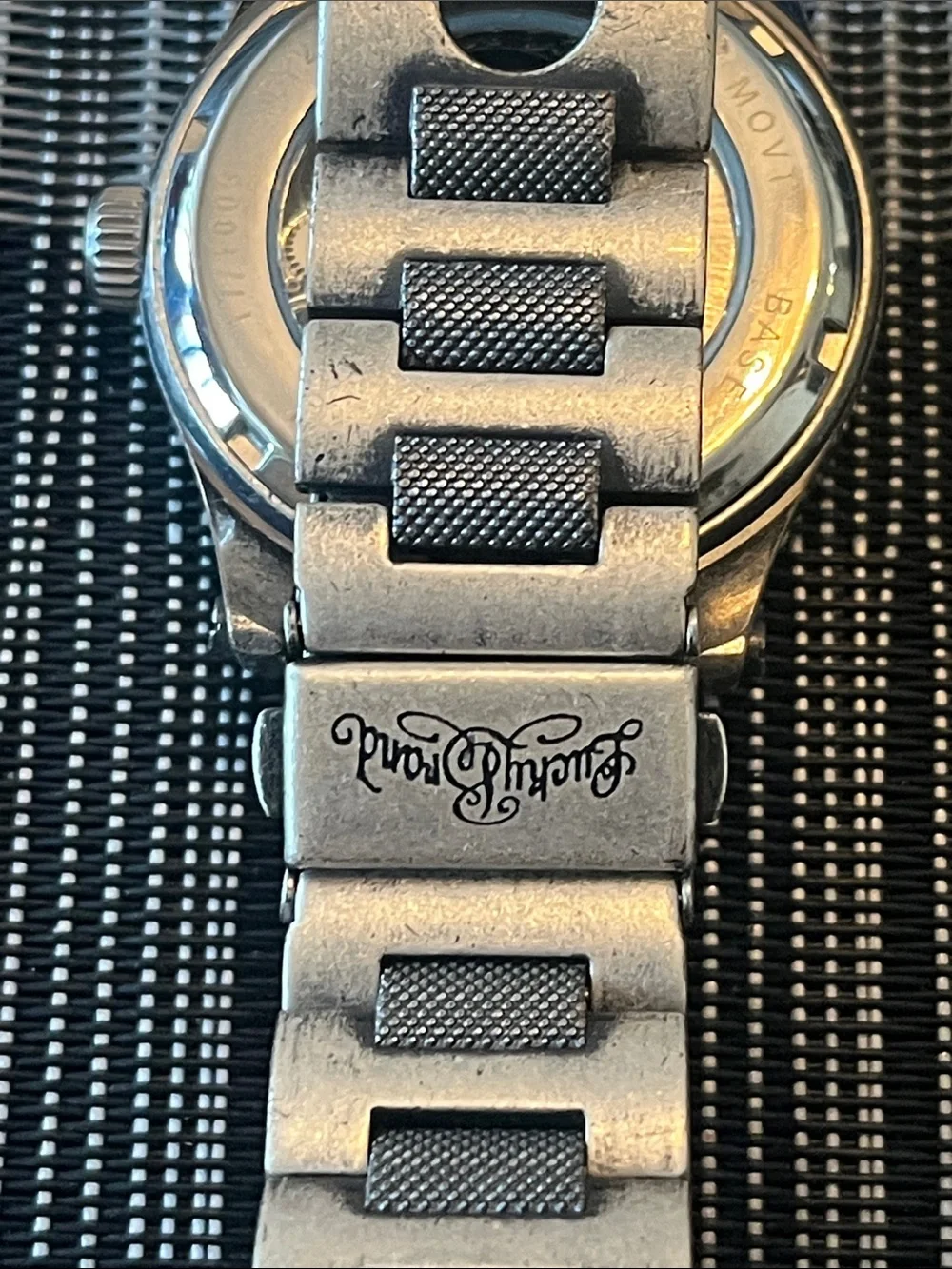 Lucky Brand Men's Skeleton Watch in Silver and Gold Tones